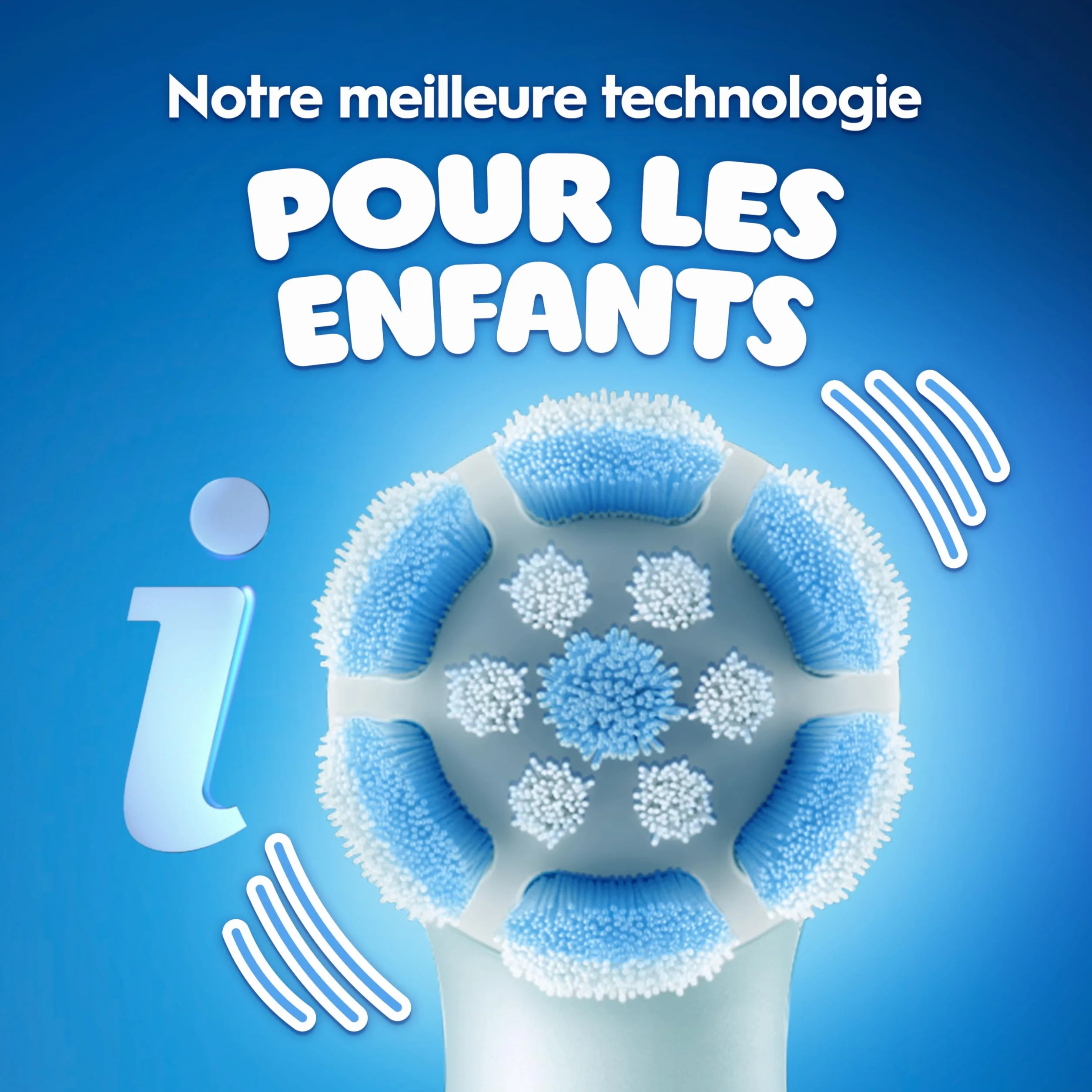 Oral-B iO Kids 6+ Disney Stitch elektryczna szczoteczka do zębów, dla dzieci od 6 lat, w zestawie 1 szczoteczka, etui podróżne, timer muzyczny i 3 tryby czyszczenia zębów — niebieska