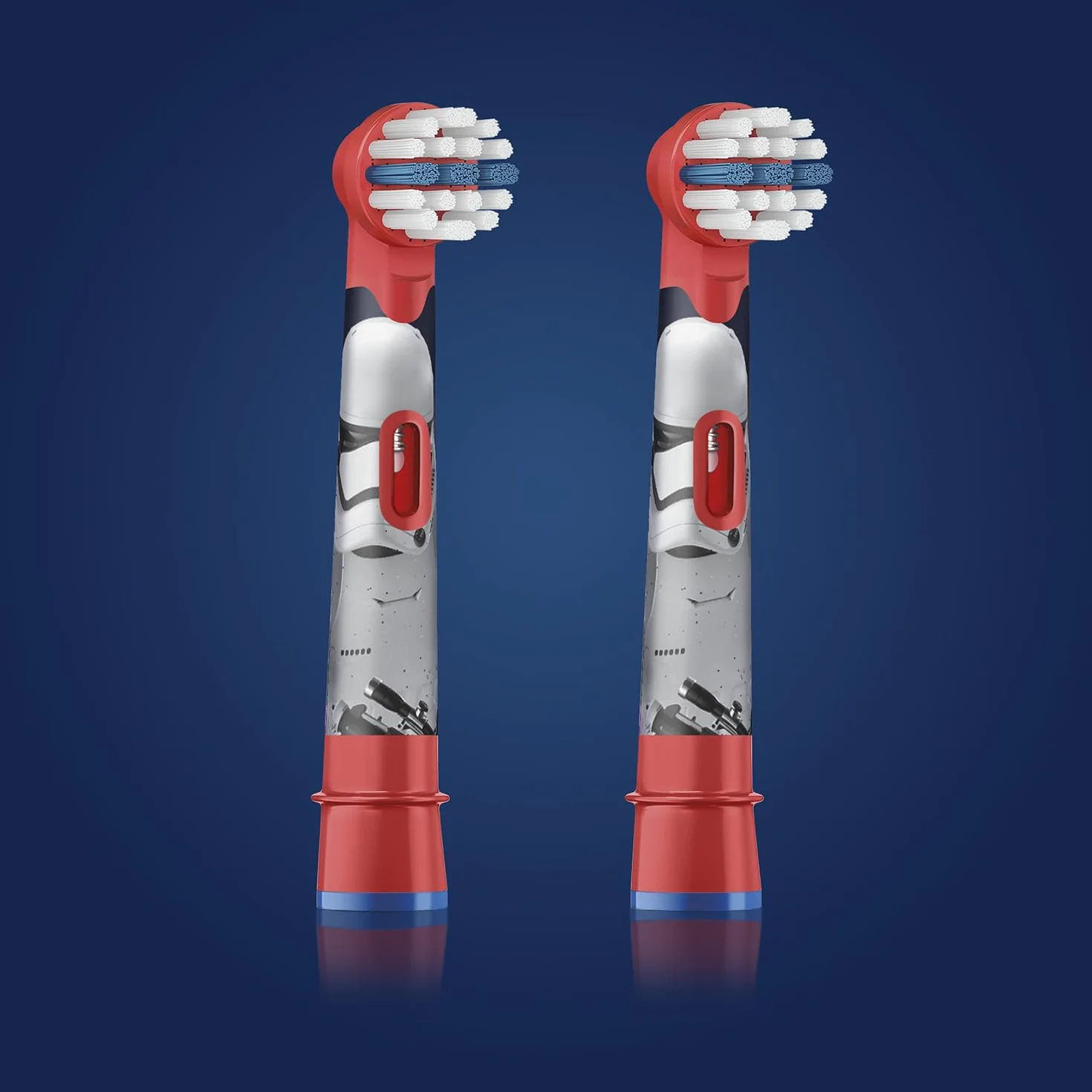 Oral-B Pro Kids końcówki do elektrycznych szczoteczek do zębów, Disney Star Wars, 4 sztuki, zaprojektowane do delikatnego szczotkowania