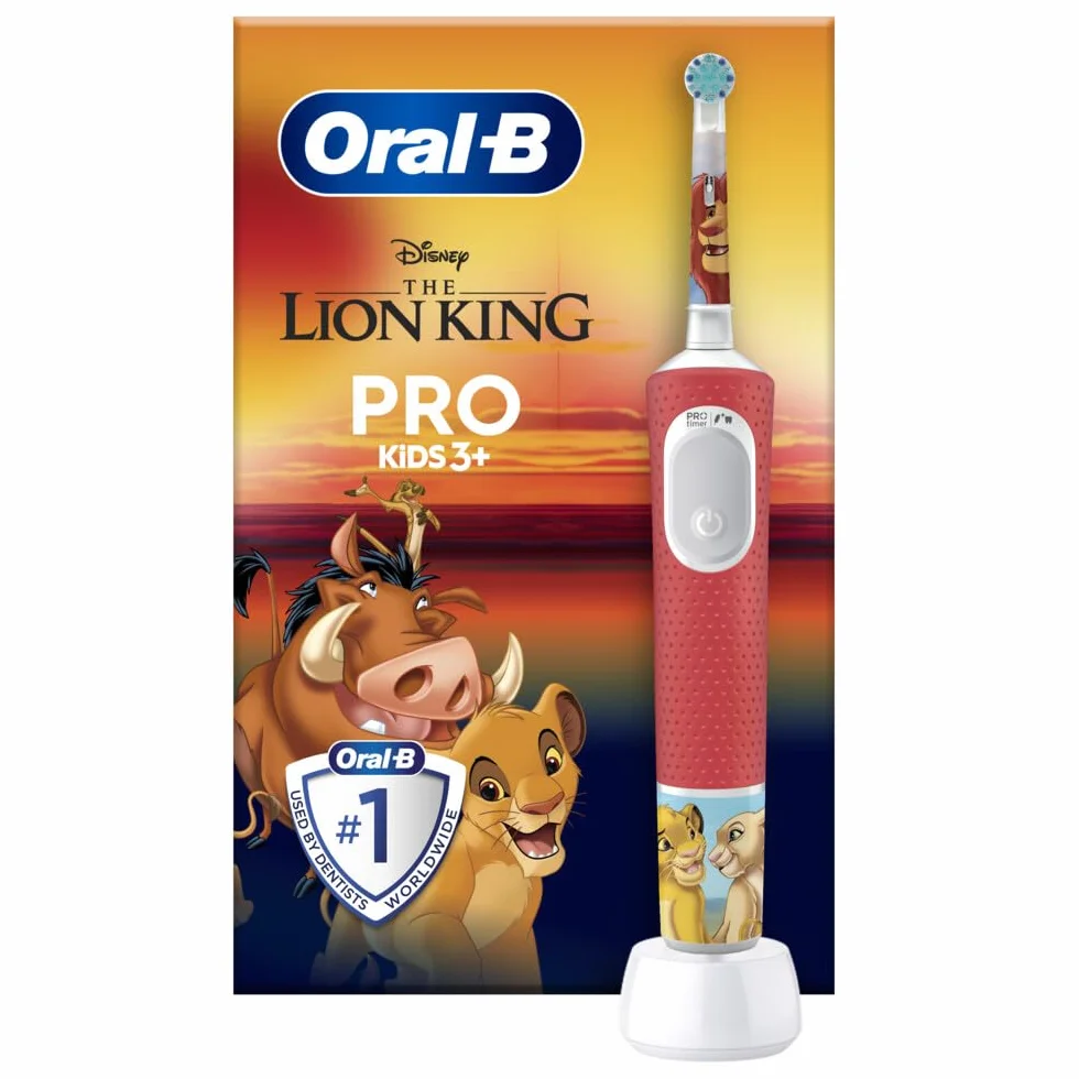 Oral-B Pro Kids König der Löwen elektryczna szczoteczka do zębów, zaprojektowana przez Braun