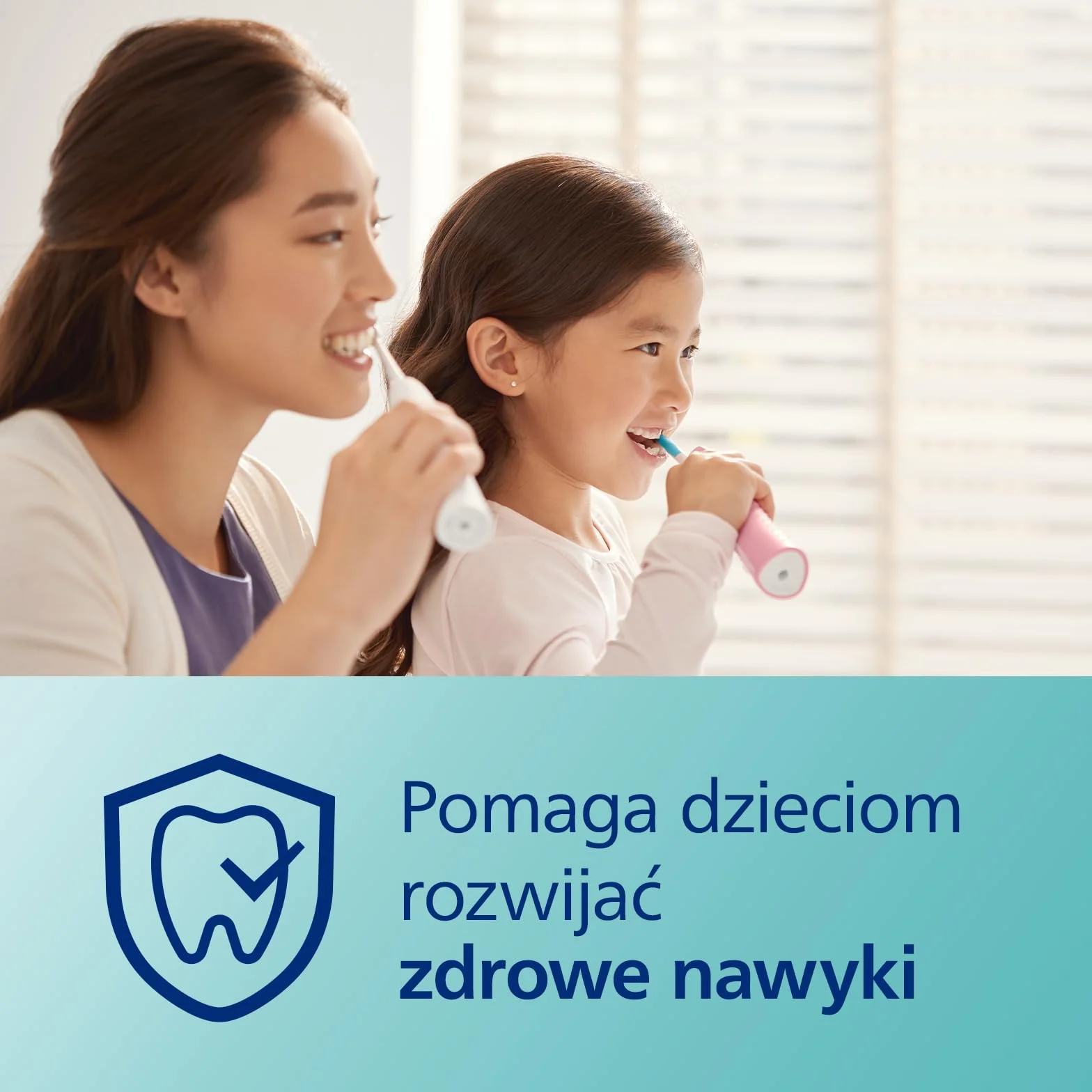 Philips Sonicare For Kids, elektryczna szczoteczka soniczna z aplikacją, dla dzieci w wieku od 3 lat, z funkcją SmarTimer i QuadPacer dla dokładnego czyszczenia, kolor różowy, model HX6352/42