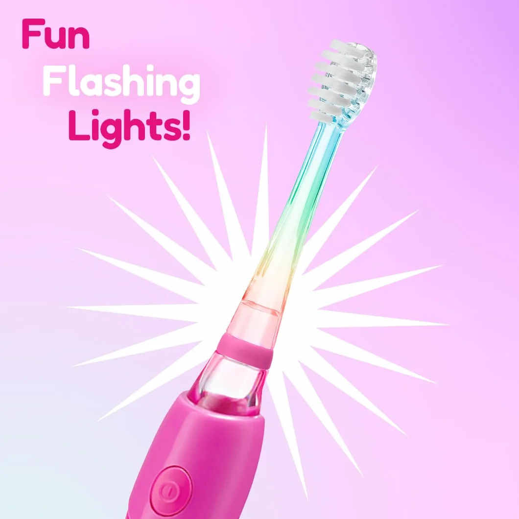 Brush-Baby Baby KidzSonic elektryczna szczoteczka do zębów dla małych dzieci i dzieci, dla dzieci od 3 lat (jednorożec), 1 sztuka (1 opakowanie)