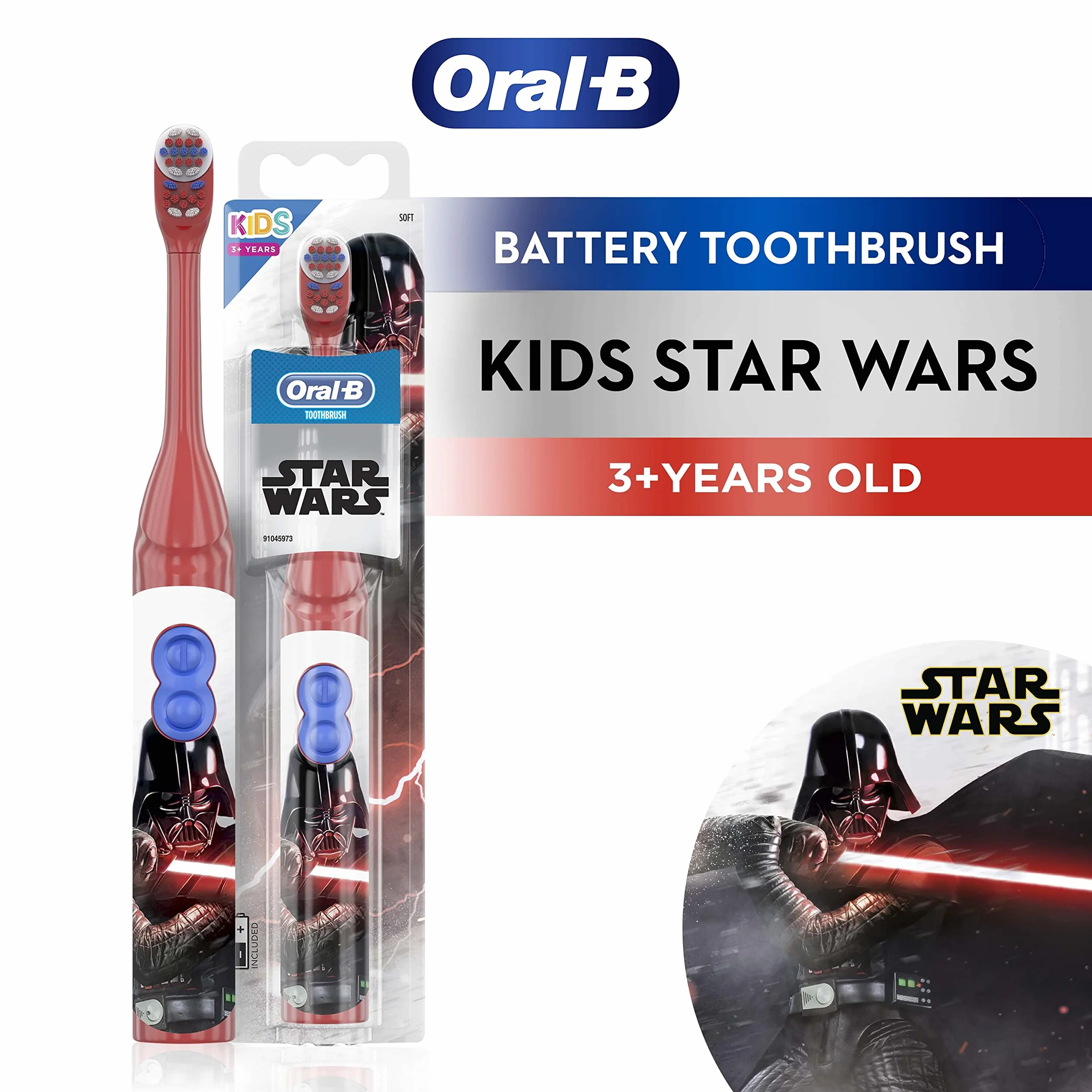 Oral-B Elektryczna szczoteczka do zębów dla dzieci, prezenty świąteczne dla dzieci, 1 głowica szczoteczki do zębów, zasilanie bateryjne, bardzo miękkie włosie do delikatnego czyszczenia, dla dzieci w