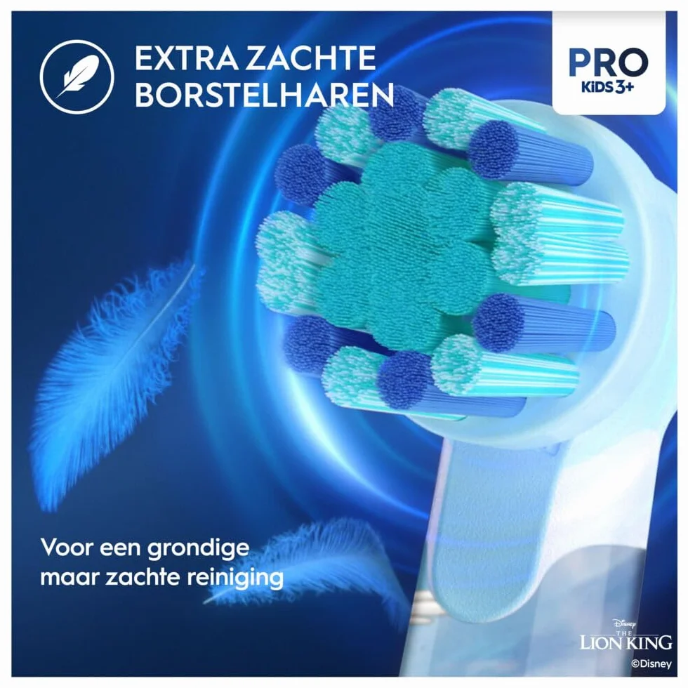 Oral-B Pro Kids König der Löwen elektryczna szczoteczka do zębów, zaprojektowana przez Braun