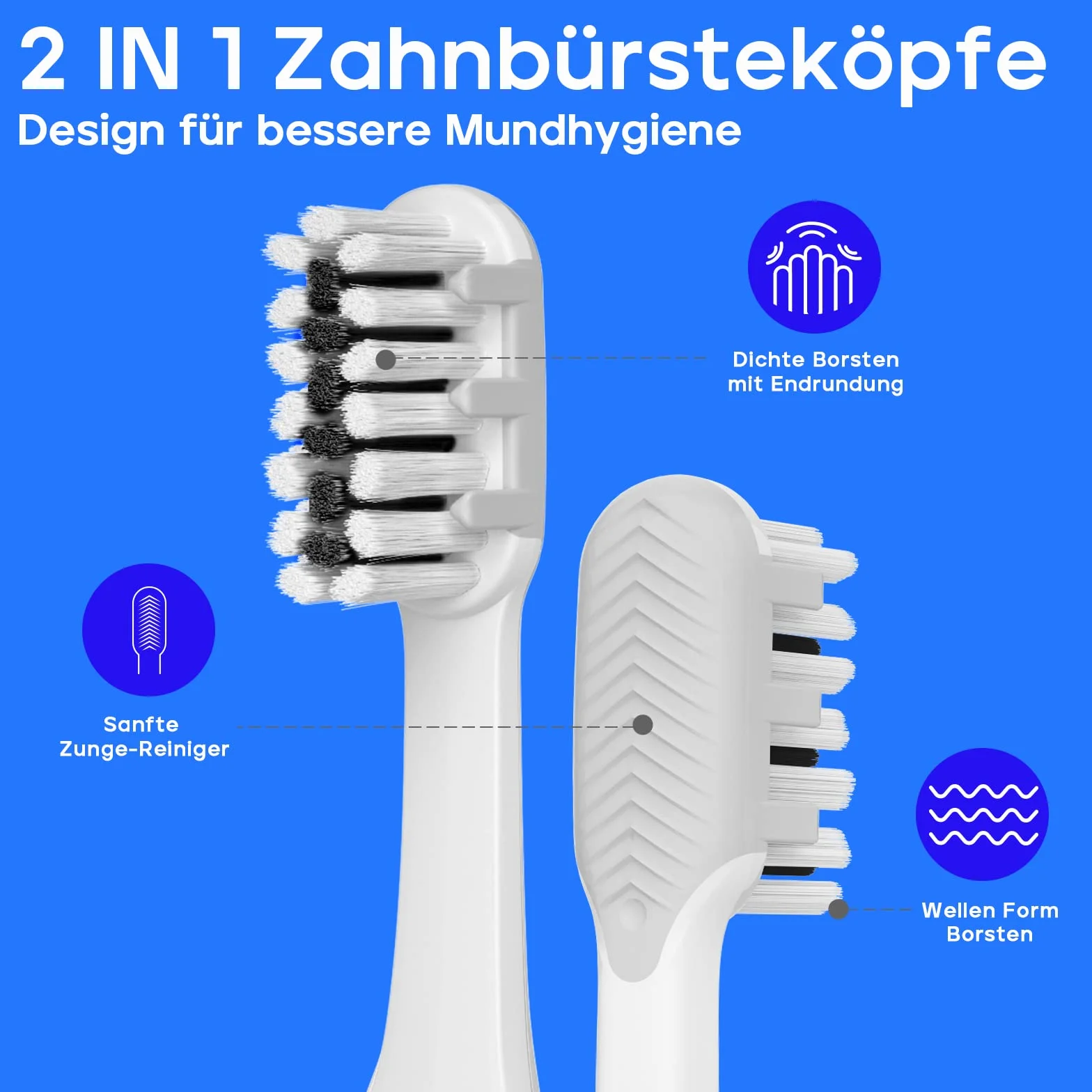 Seago SG-2102 elektryczna szczoteczka do zębów dla dzieci, 2 tryby czyszczenia, 24000 wibracji na minutę, 8 wymiennych głowic, przenośna szczoteczka do zębów na baterie, elektryczna podróżna
