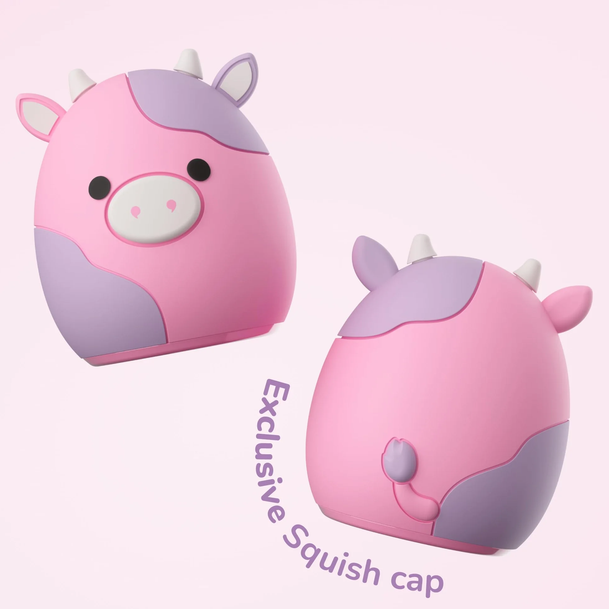 Ordo Squishmallows szczoteczka do zębów, soniczna szczoteczka do zębów dla dzieci, możliwość ładowania, 3 tryby szczotkowania, bateria 5+ tygodni, dodatkowa głowica szczoteczki w zestawie, prezent dla
