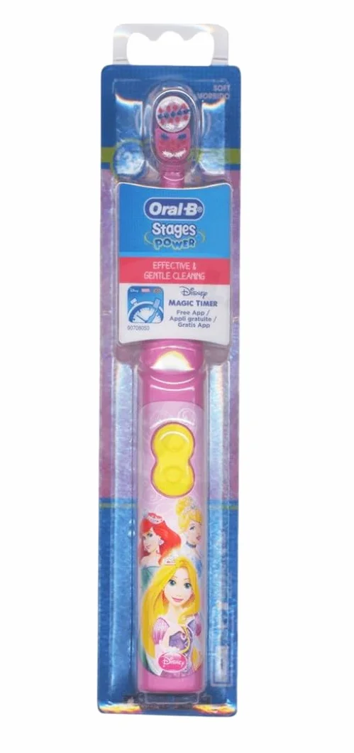 Oral-B Stages Power Kids Battery szczoteczka do zębów z samochodami/księżniczkami Disneya