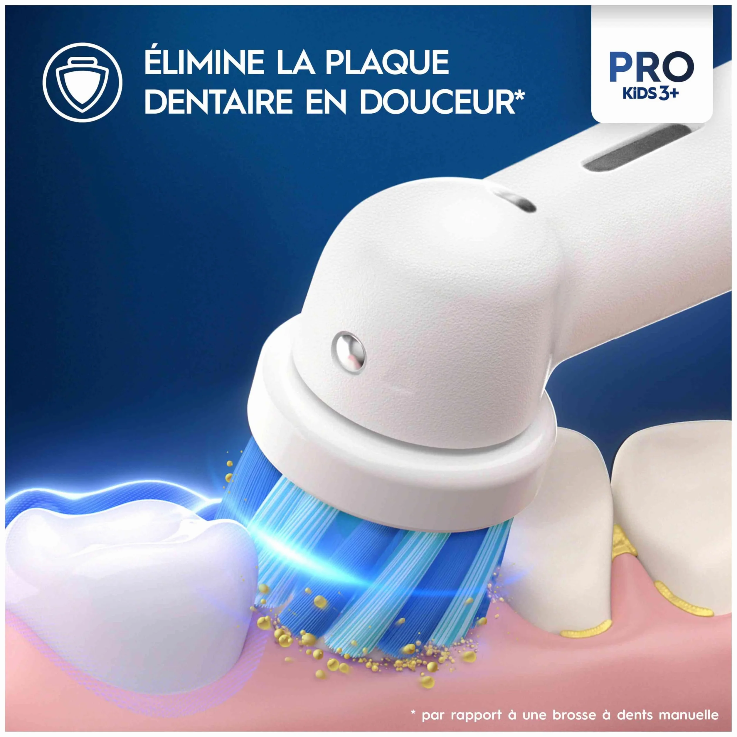 Oral-B Pro Kids 4 końcówki do elektrycznych szczoteczek do zębów, Disney, królowa lodu, zaprojektowane do delikatnego szczotkowania