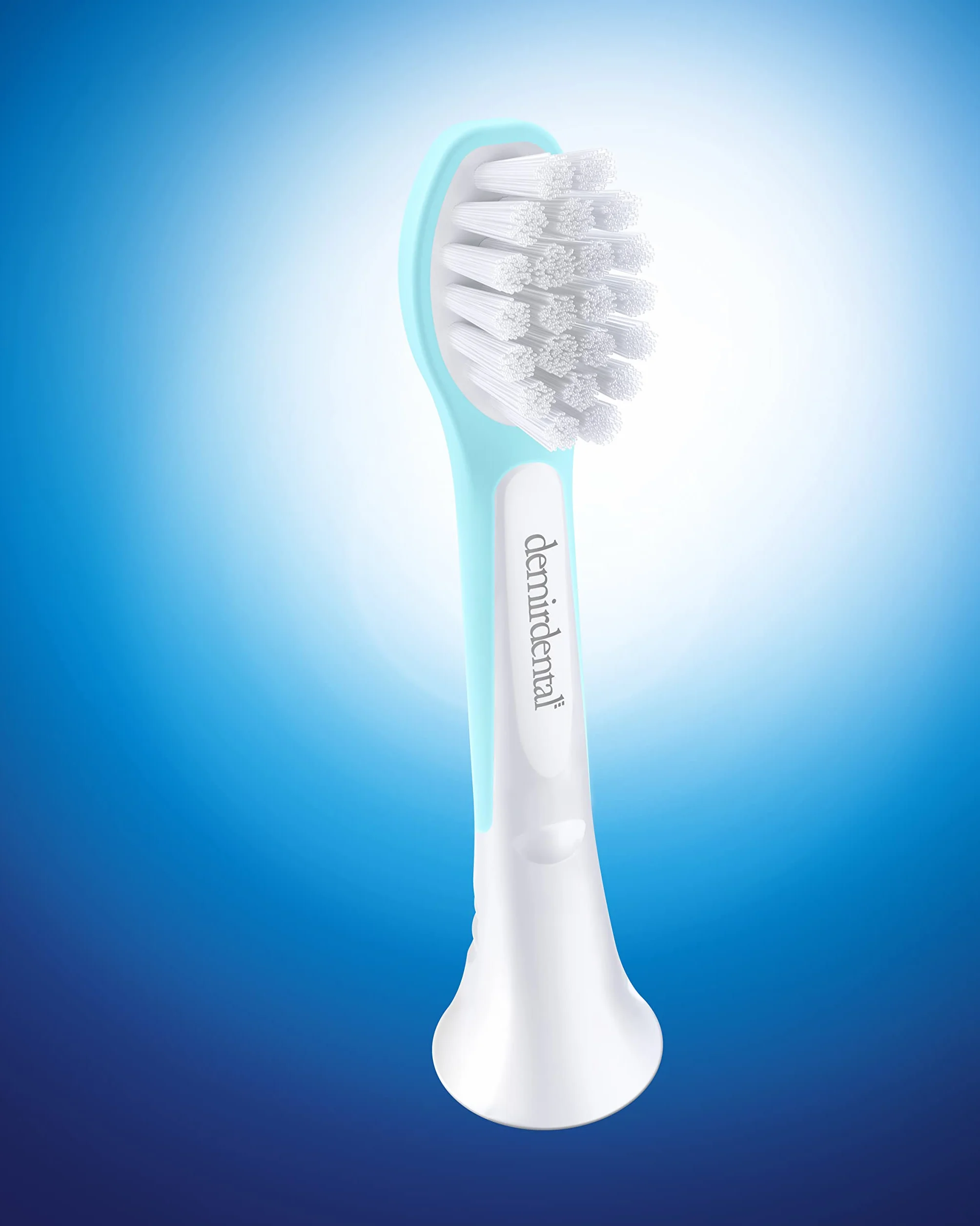 3er demirdental for Kids – wymienne końcówki pasujące do sonicznych szczoteczek do zębów Philips Sonicare dla dzieci od 3 lat, HX6033 HX6034, Mini, Turkusowy